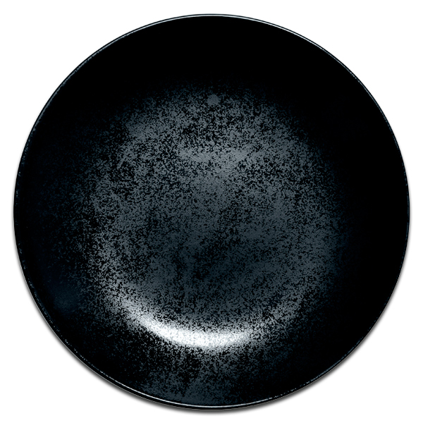 Тарелка "Coupe" круглая глубокая RAK Porcelain «Karbon», D=28 см