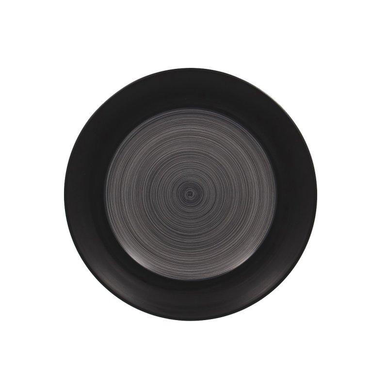 Тарелка круглая, плоская серая Trinidad Rak Porcelain, D=27