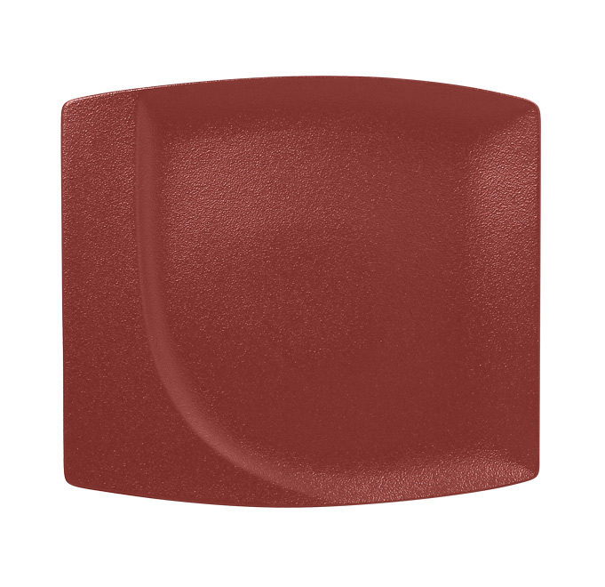 Тарелка прямоугольная плоская RAK Porcelain «NeoFusion Magma», 32x29 см