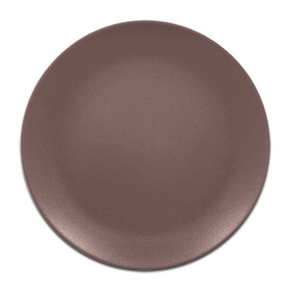 Тарелка круглая плоская коричневая RAK Porcelain «NeoFusion Mellow», D=21 см