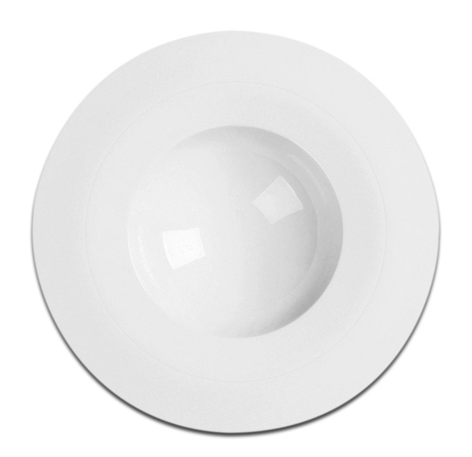 Тарелка круглая "PRINCE" глубокая RAK Porcelain «White Gold», D=29 см