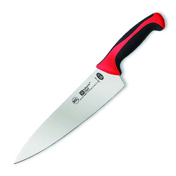 Нож поварской с красно-черной ручкой Atlantic Chef, L=25 cм