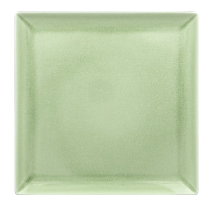 Тарелка квадратная RAK Porcelain «Vintage Green», 24х24см