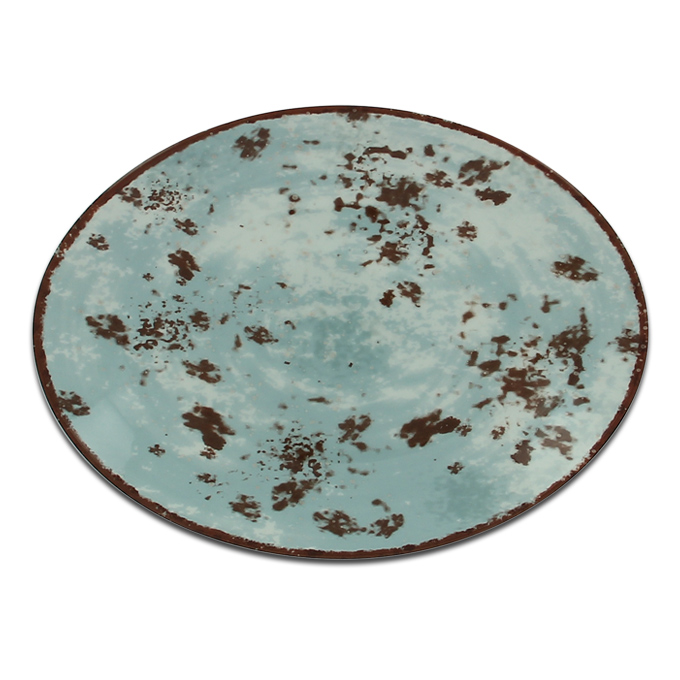 Тарелка овальная голубая RAK Porcelain «Peppery», 32x23 см