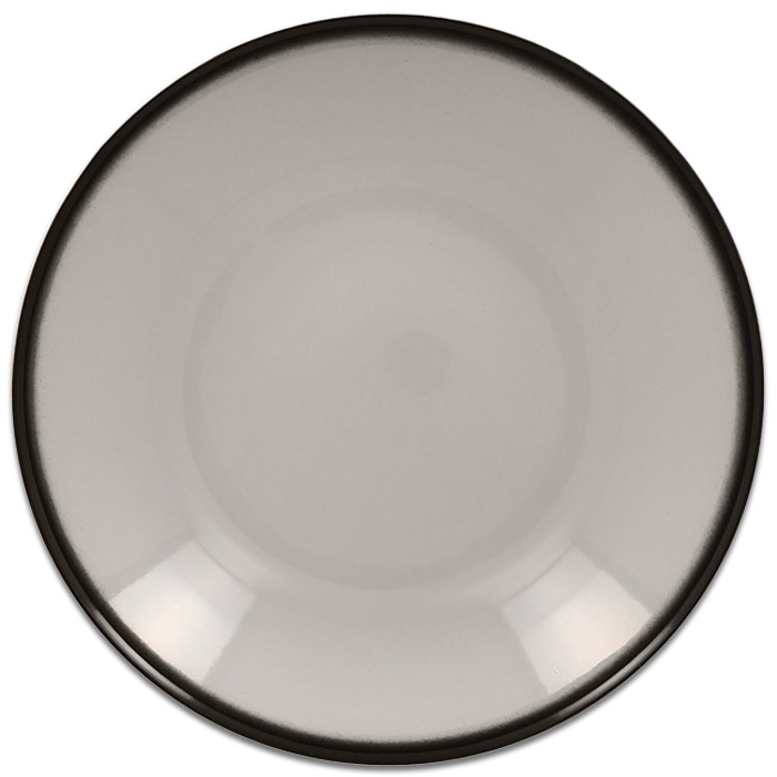 Тарелка "Coupe" глубокая серая RAK Porcelain «Lea», D=30 см, 1,9 л