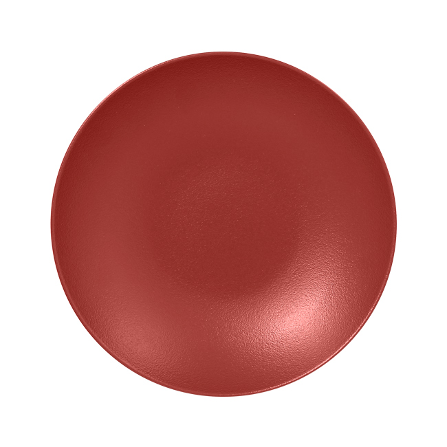 Салатник "Coupe" круглый красный RAK Porcelain «NeoFusion Magma», D=26 см, 1.2 л