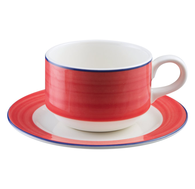 Чашка красная 230 мл. RAK Porcelain «Bahamas 2»