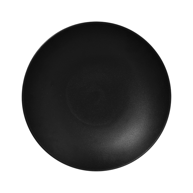Салатник "Coupe" круглый черный RAK Porcelain «NeoFusion Volcano», D=26 см, 1.2 л