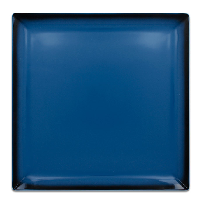 Тарелка квадратная плоская синяя RAK Porcelain «Lea», 30x30 см