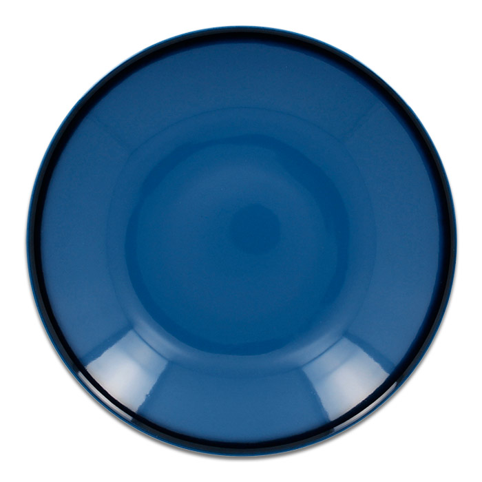 Тарелка "Coupe" глубокая синяя RAK Porcelain «Lea», D=26 см, 1,2 л