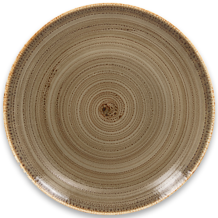 Тарелка "Coupe" круглая плоская Alga RAK Porcelain «TWIRL», D=31 см