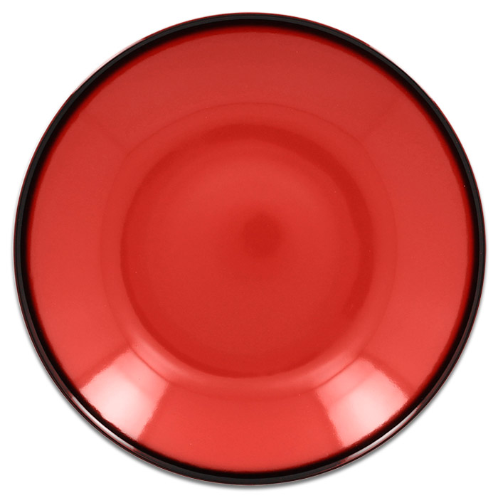 Тарелка "Coupe" глубокая красная RAK Porcelain «Lea», D=30 см, 1,9 л