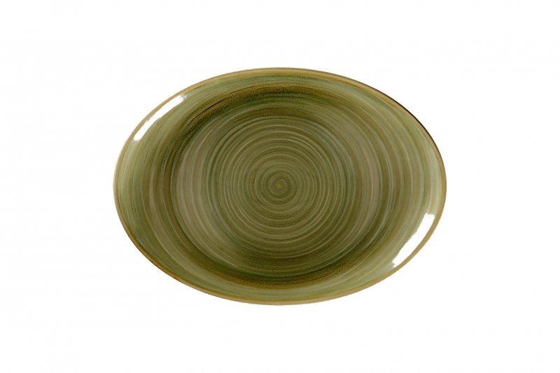 Тарелка "Emerald" овальная 32х23см RAK Porcelain «Spot»