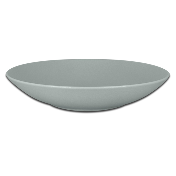 Тарелка "Coupe" круглая глубокая серая RAK Porcelain «NeoFusion Mellow», D=26 см