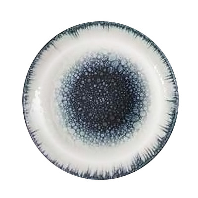 Тарелка круглая d=17 см., плоская, фарфор цвет лазурь комб., Kaldera R14711