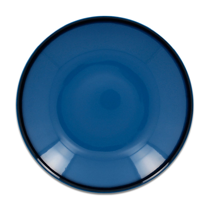 Тарелка "Coupe" глубокая синяя RAK Porcelain «Lea», D=23 см, 690 мл