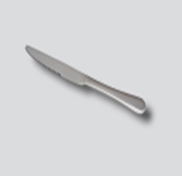 Нож столовый нерж. сталь, длина 230 мм, толщина 2 мм, зеркальная полировка