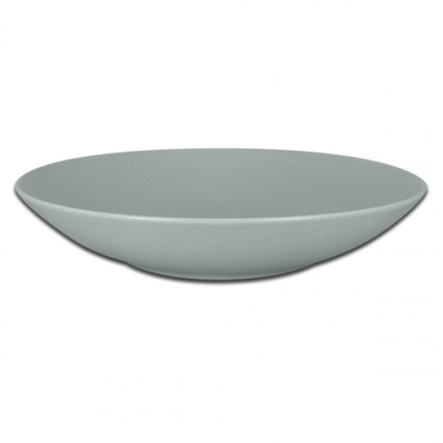 Тарелка "Coupe" круглая глубокая серая RAK Porcelain «NeoFusion Mellow», D=26 см