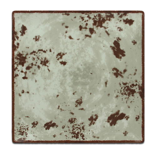 Тарелка квадратная плоская серая RAK Porcelain «Peppery», 30x30 см