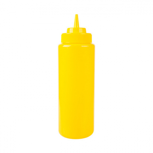 Бутылка для соусов желтая Henry Foodservice, 355 мл