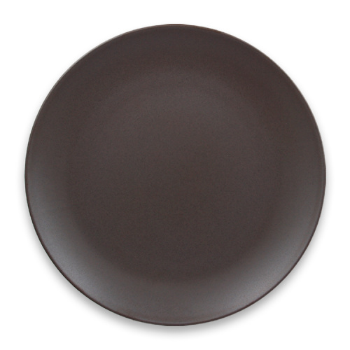 Тарелка "Coupe" круглая плоская Cocoa RAK Porcelain «GENESIS», D=27 см, H=2,7 см