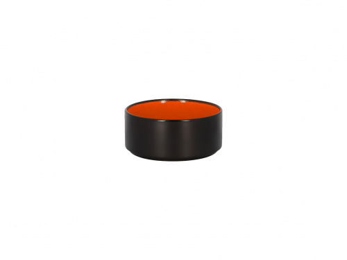 Салатник объем 680мл. d=14см цвет черный/оранжевый RAK Porcelain «Fire»