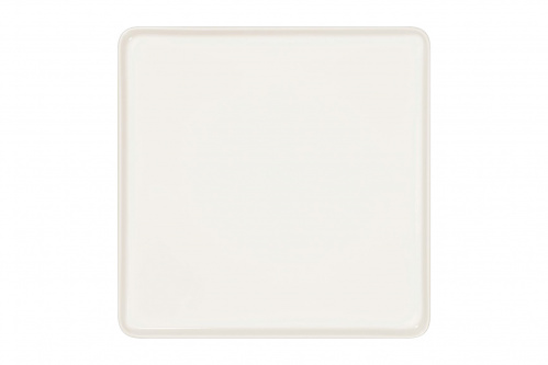 Тарелка квадратная 32х32см цвет белый  RAK Porcelain «Fractal»