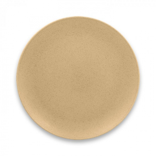 Тарелка "Coupe" круглая плоская Almond RAK Porcelain «GENESIS», D=21 см