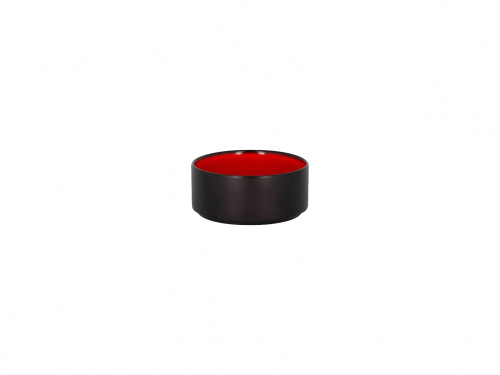 Салатник объем 480мл. d=12см цвет черный/красный RAK Porcelain «Fire»