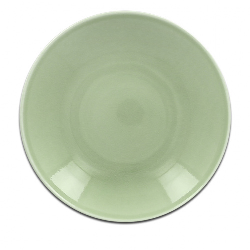 Тарелка круглая глубокая RAK Porcelain «Vintage Green», D=23 см