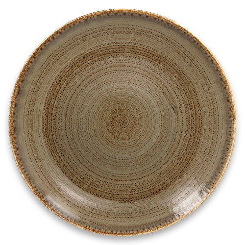 Тарелка "Coupe" круглая плоская Alga RAK Porcelain «TWIRL», D=29 см