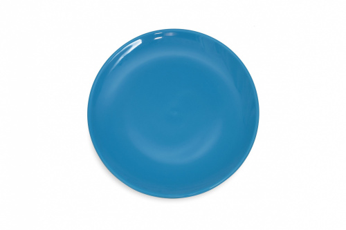 Тарелка "Coupe" круглая d=27см, цвет голубой SandStone «Lantana»