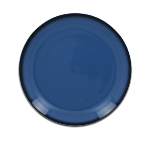Тарелка круглая плоская синяя RAK Porcelain «Lea», D=18 см