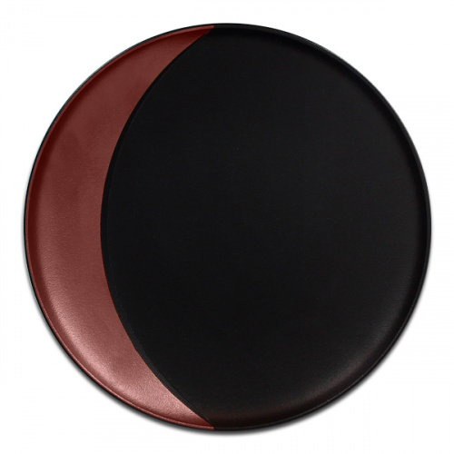Тарелка круглая глубокая с бронзовым бортом RAK Porcelain «Metalfusion», D=27 см