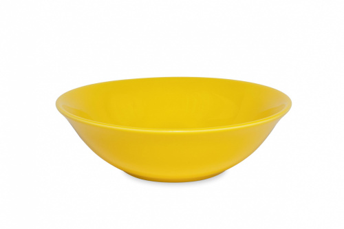 Салатник круглый d=18см, объем 500мл цвет желтый SandStone «Lantana»