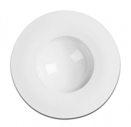 Тарелка круглая "PRINCE" глубокая RAK Porcelain «White Gold», D=23 см