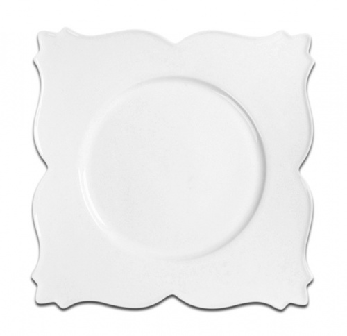 Тарелка квадратная "PRINCES" RAK Porcelain «White Gold», 34x34 см