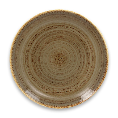 Тарелка "Coupe" круглая плоская Alga RAK Porcelain «TWIRL», D=27 см
