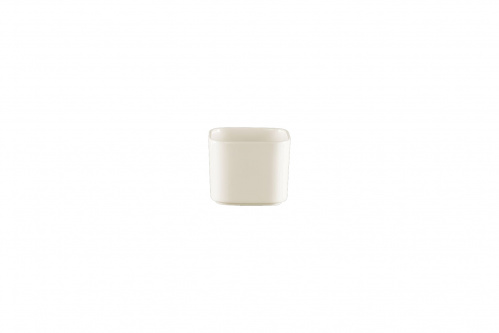 Емкость квадратная или сахарница 8х8 h=6.5см глубокая объем 230мл.цвет белый  RAK Porcelain «Fractal»
