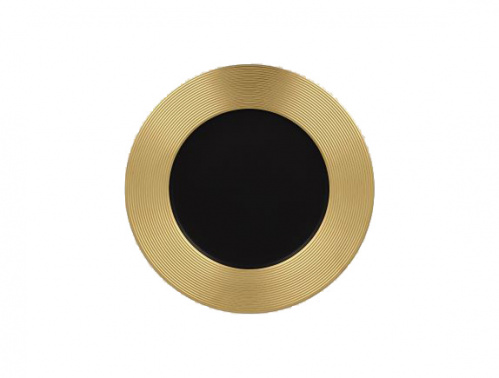 Тарелка круглая плоская d=29см цвет золотой RAK Porcelain «Antic»
