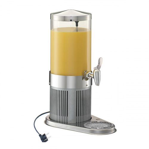 Диспенсер для сока с электрической системой охлаждения и прозрачной колбой Frilich, 5 л, 23,5x37 см