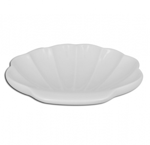 Тарелка «Ракушка» для морепродуктов RAK Porcelain «Banquet», 14x12,5 см