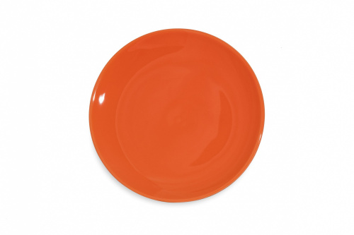 Тарелка "Coupe" круглая d=18см, цвет оранжевый SandStone «Lantana»