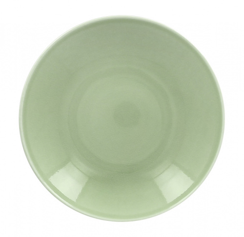 Тарелка круглая глубокая RAK Porcelain «Vintage Green», D=26 см