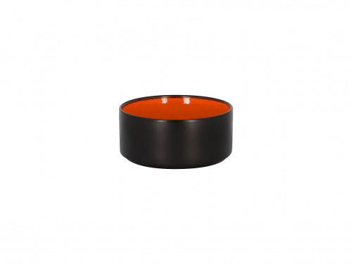 Салатник объем 1.0л. d=16см цвет черный/оранжевый RAK Porcelain «Fire»