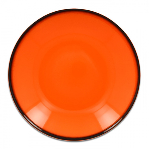 Тарелка "Coupe" глубокая оранжевая RAK Porcelain «Lea», D=26 см, 1,2 л
