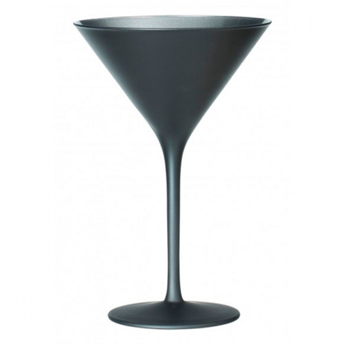 Бокал для коктейля снаружи черный внутри серебряный h=172мм объем 240мл Stolzle «Elements»