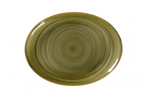 Тарелка "Emerald" овальная 36х27см RAK Porcelain «Spot»