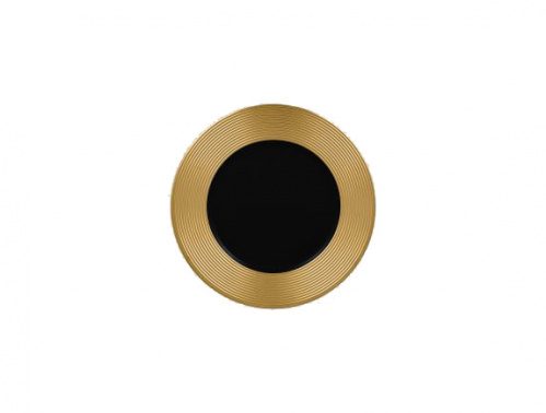 Тарелка круглая плоская d=22см цвет золотой RAK Porcelain «Antic»