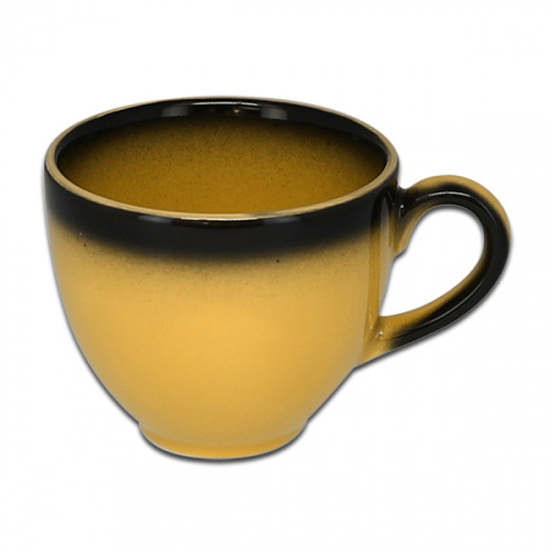 Чашка круглая желтая RAK Porcelain «Lea», 200 мл